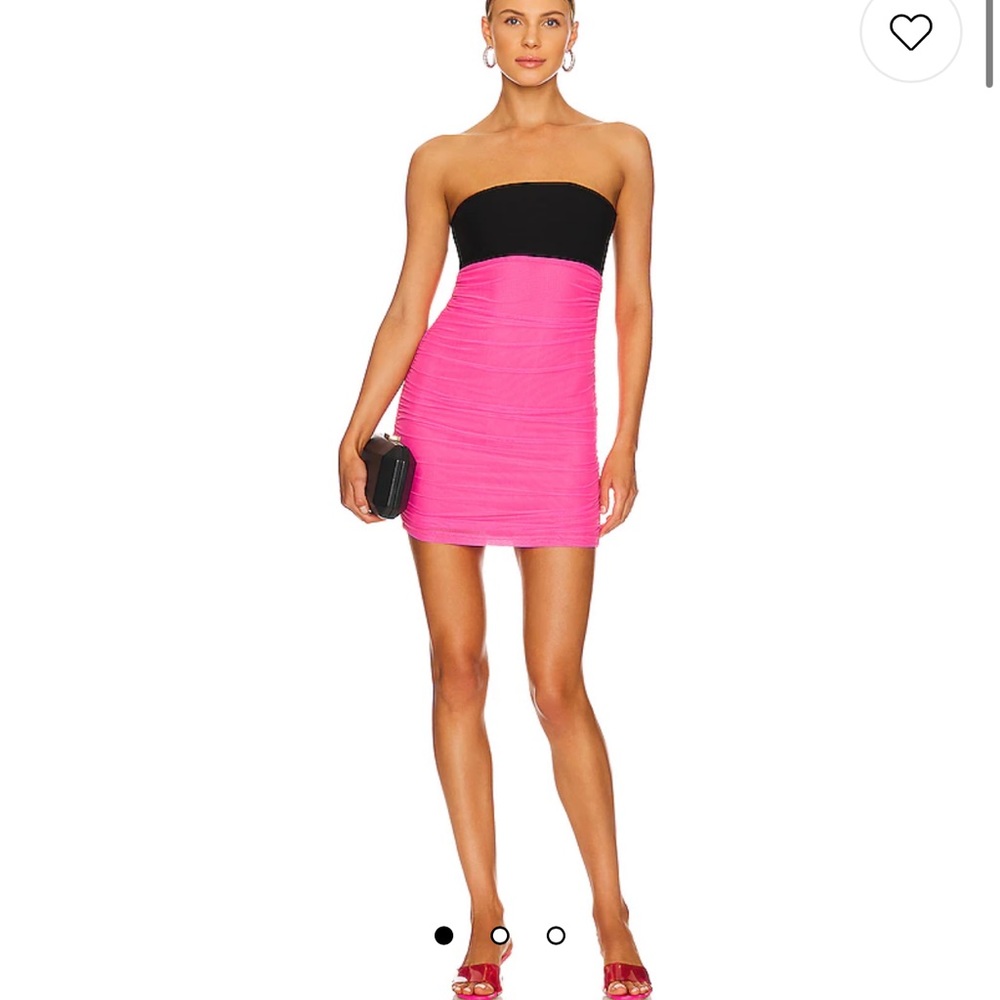 Revolve Superdown April Mesh Contrast Dress